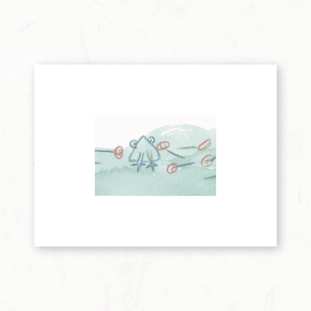 la grenouille aux roses